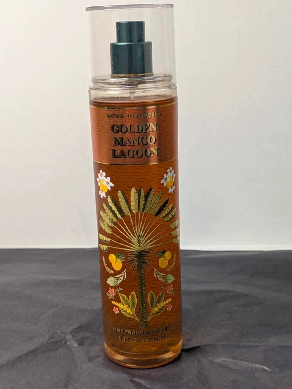 Bath & Body Works Golden Mango Lagoon Fine Fragrance Mist 8 oz Discontinued